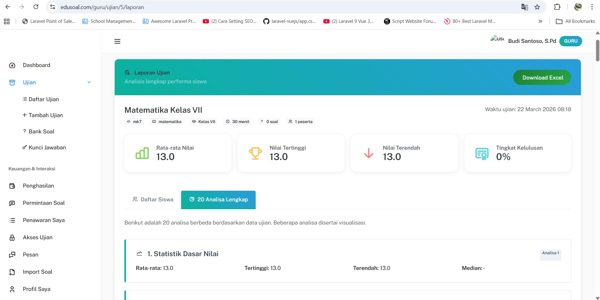 Pengaturan 2FA EduSoal
